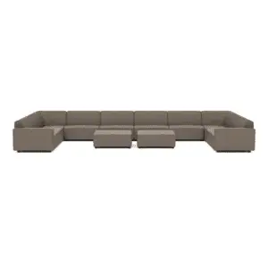 ICON LOUNGESET U-ZITS EXTRA LARGE + 2 HOCKERS