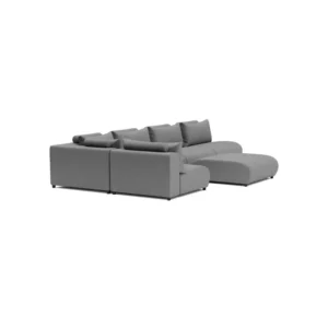 LUXURY LOUNGESET CORNER 230X450 + HOCKER (LINKS)