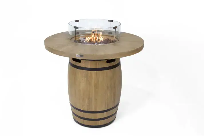 Brasero tonneau gaz Elementi Lafite Barel – vue 2