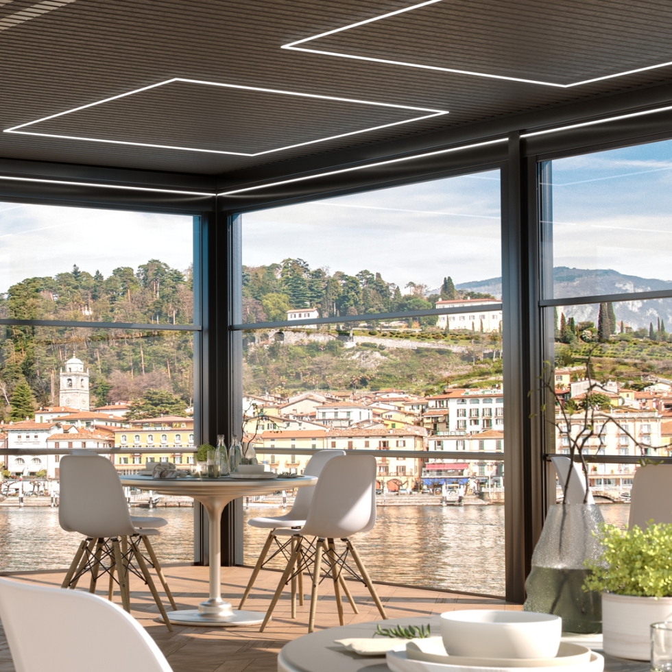 Pare-vent extensible pour terrasse Pare-vent extensible pour terrasse