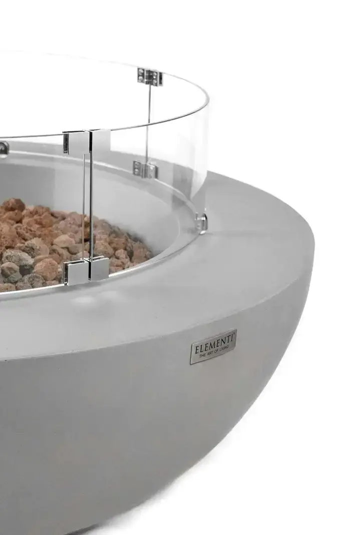 Table brasero gaz Elementi Lunar Bowl – vue 4
