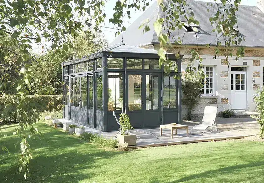 Extension de maison avec véranda Grenat
