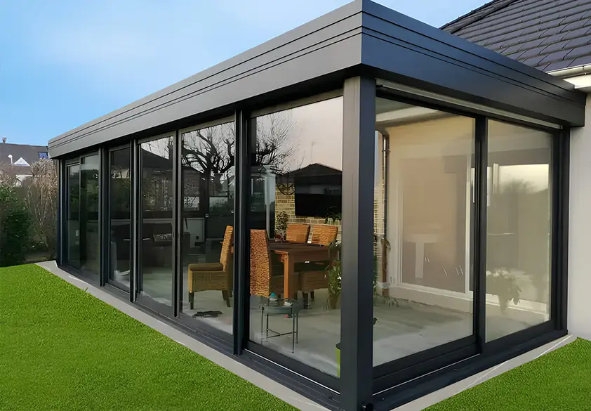 Véranda Onyx pour rénovation ou construction neuve