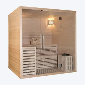Sauna Wellis Calidus en hemlock