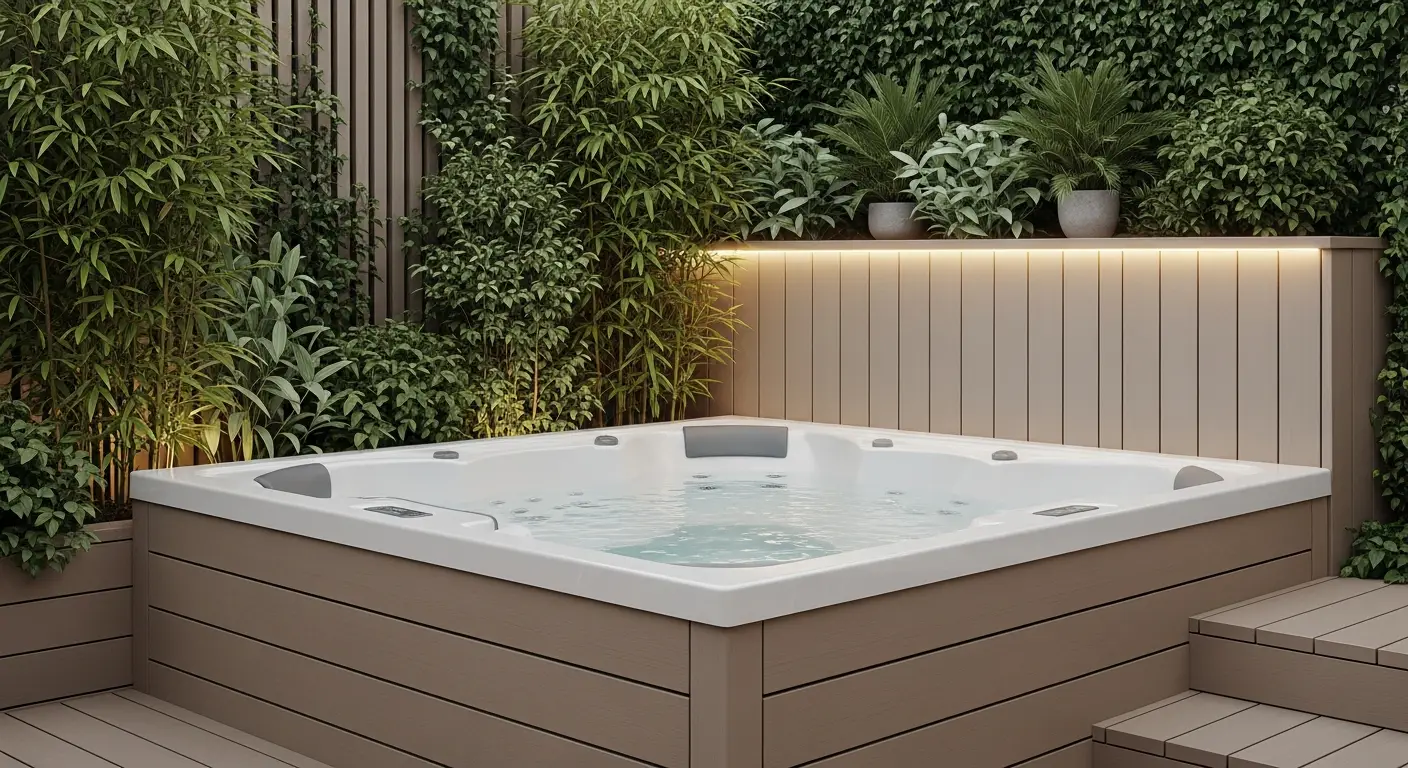 Spa extérieur pour un petit jardin : créez votre coin de détente sur mesure 3 Installation d'un spa extérieur dans un petit jardin