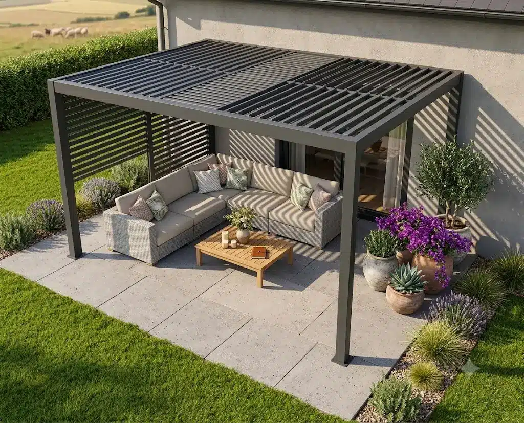 pergola bioclimatique vs toile