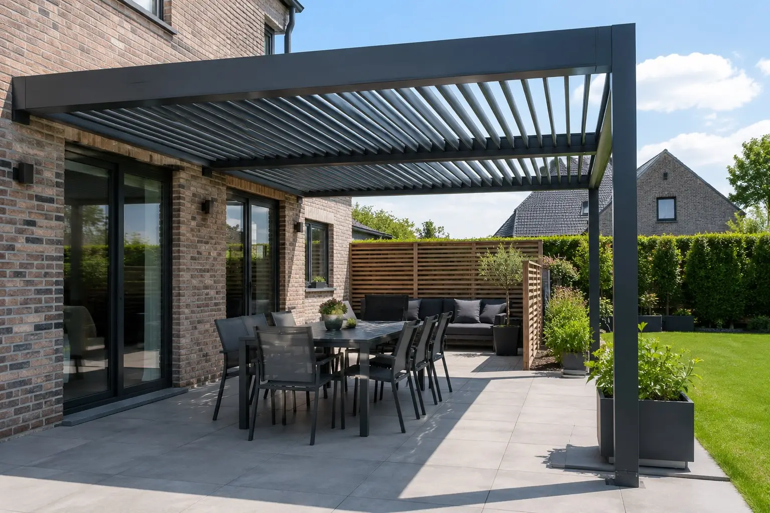 Permis de construire pergola en Wallonie