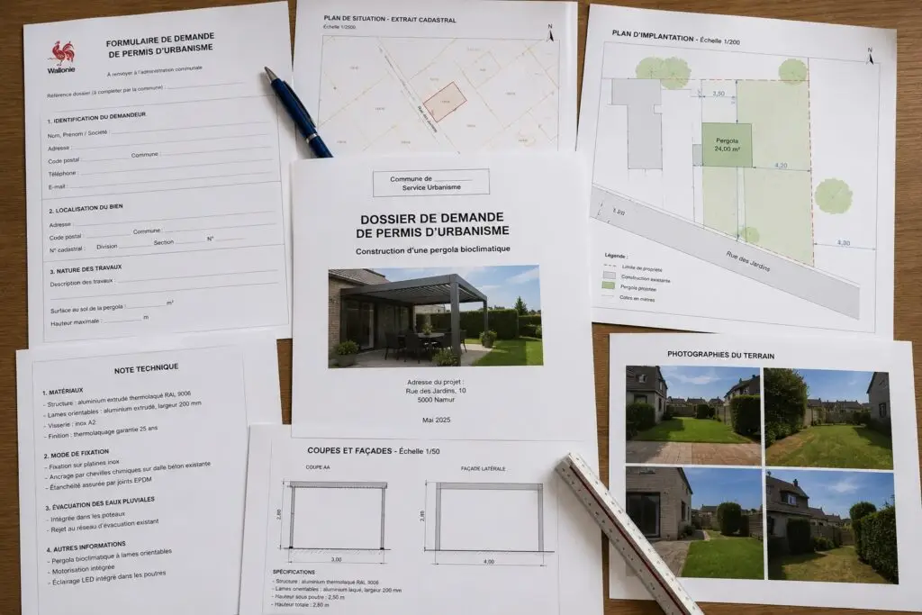 Permis de construire pour une pergola en Wallonie : le guide complet 2026 1 Permis de construire pergola en Wallonie