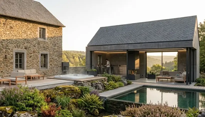 Poolhouse : extension de maison ou local de jardin ? 3 Poolhouse : extension de maison ou local de jardin ?