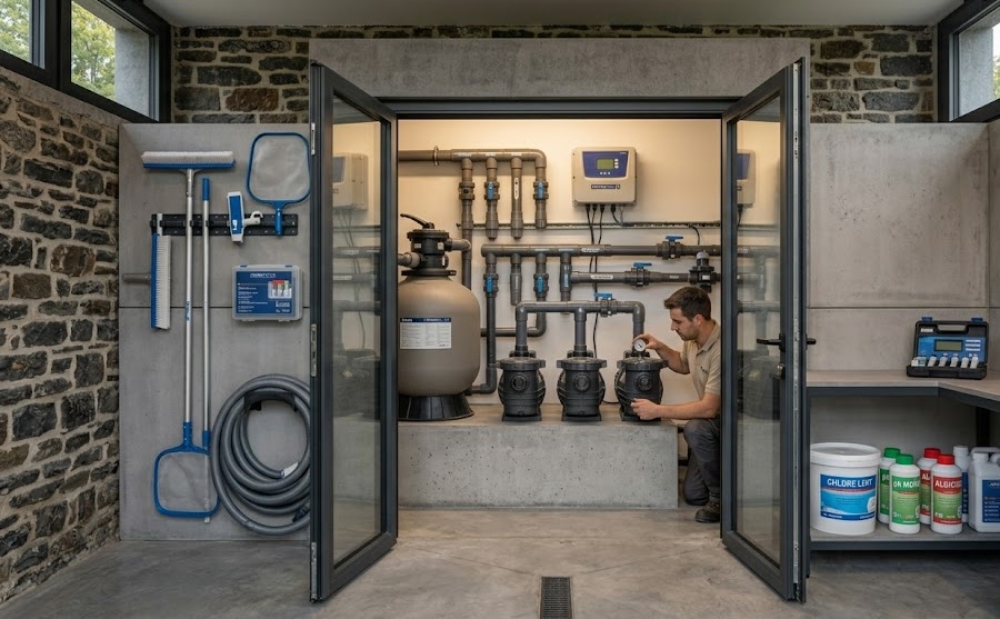 Poolhouse : extension de maison ou local de jardin ? 2 Poolhouse : extension de maison ou local de jardin ?