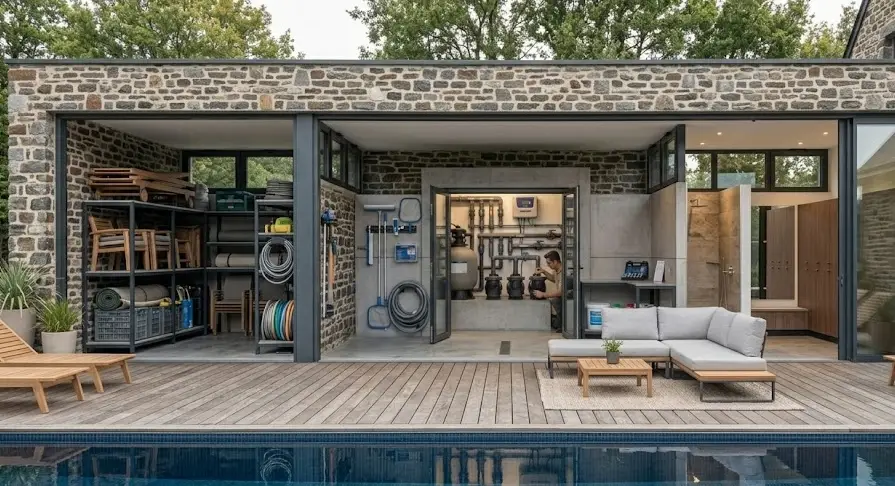Poolhouse : extension de maison ou local de jardin ? 1 Poolhouse : extension de maison ou local de jardin ?
