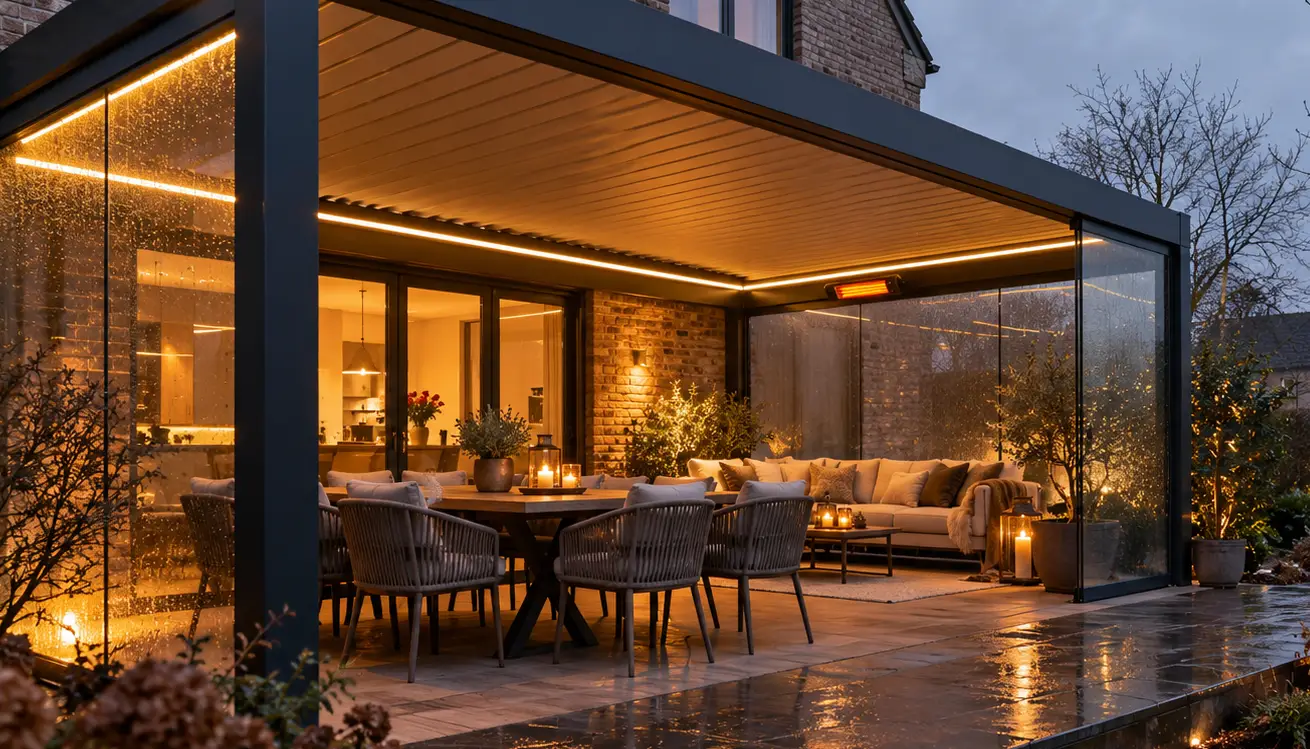 Aménager sa terrasse pour l'hiver en Belgique