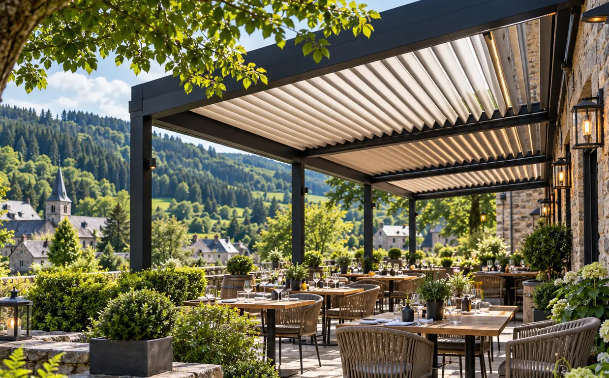 pergola restaurant Province Luxembourg